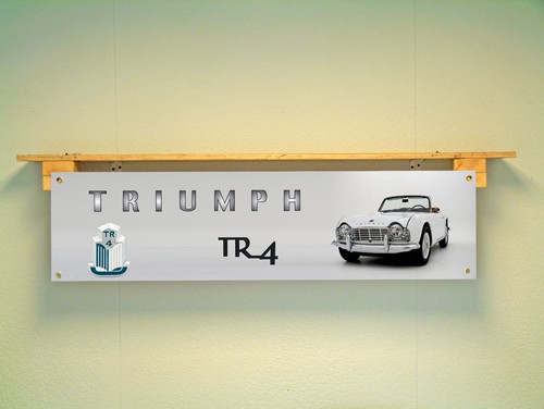 Striscione auto triumph tr4 - auto,