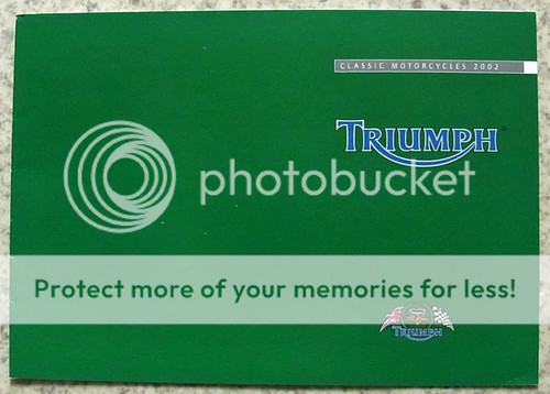 Brochure vendita triumph - vendita,