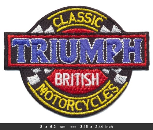 Triumph toppa patch - triumph,