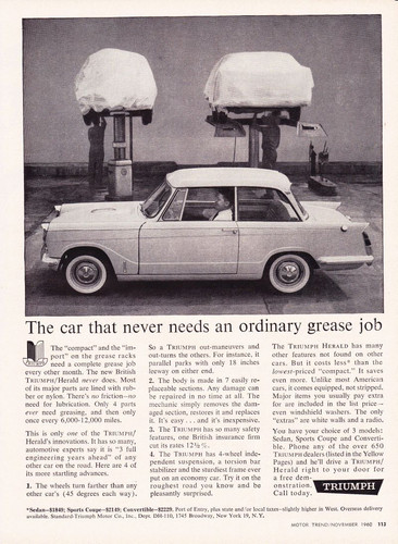 1960 1961 triumph - 1960-1961, ~
