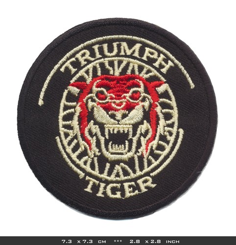 Triumph toppa patch - toppa, moto