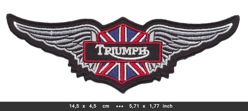 Triumph toppa patch moto - toppa, biker