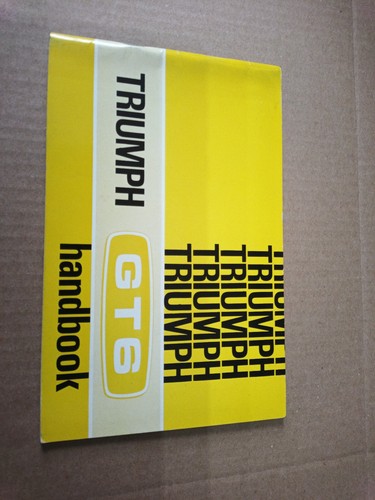 Triumph gt6 mk2 - mk2, manuale